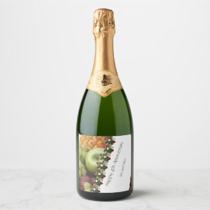 Jubiläum der vierten Hochzeit Früchte und Blume