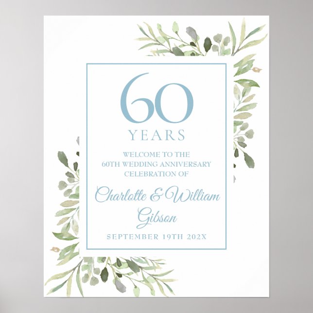 Jubiläum des 60. Jubiläums Willkommen Poster (Vorne)