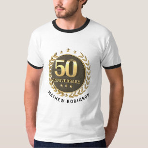 Jubiläum des benutzerdefinierten Fotos   Männergru T-Shirt