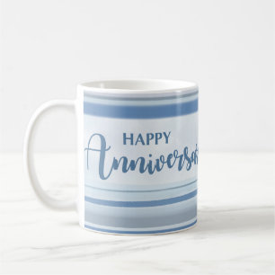 Jubiläum des Geschäftsmitarbeiters Blue Gray Water Kaffeetasse