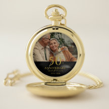 Jubiläum Foto Hochzeit modernen schwarzen Gold
