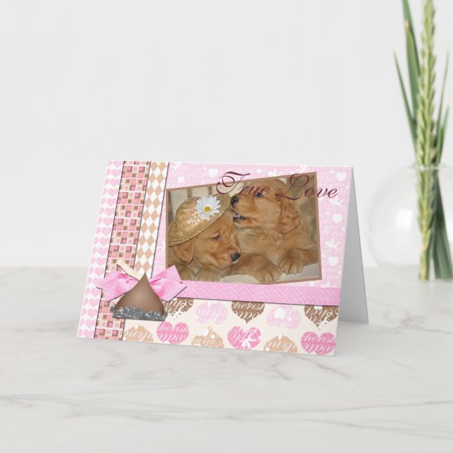 Jubiläum goldener Retrippi Karte (Vorderseite)
