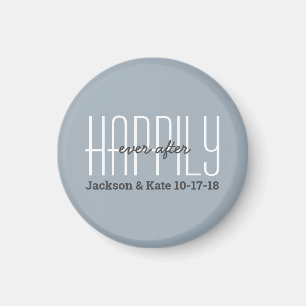 Jubiläum Hochzeit glücklich je nach Kundenwunsch Magnet