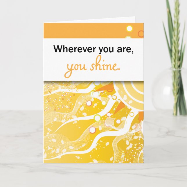 Jubiläum Karte (Vorderseite)