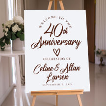 Jubiläum Party Eintritt-Zeichen Willkommen