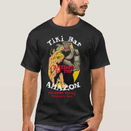 Jubiläum Partys Barbecue Tiki Bar Brides T-Shirt