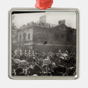 Jubiläum-Prozession in Whitehall, 1887 Ornament Aus Metall