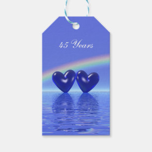 Jubiläum Sapphire Hearts Geschenkanhänger