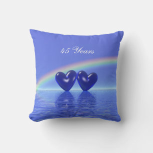 Jubiläum Sapphire Hearts Kissen
