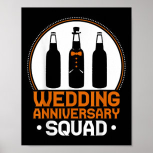 Jubiläum Squad Funny Drink Lover Bri Poster