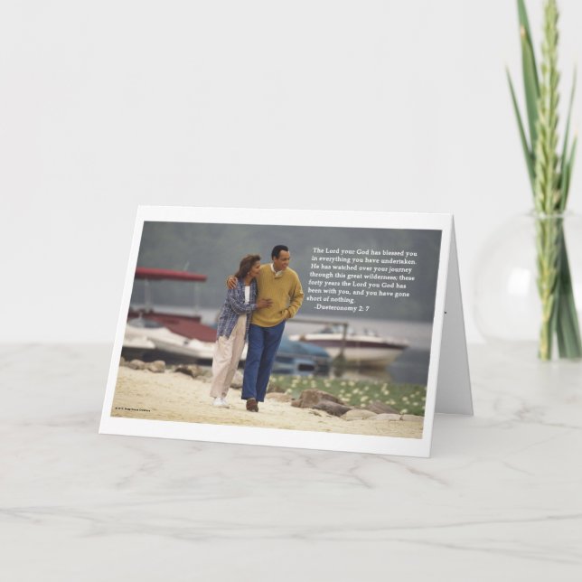 Jubiläum Wish Karte (Vorderseite)