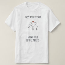 Jubiläums Zukunft Wartet – Modernes Unisex T‑Shirt