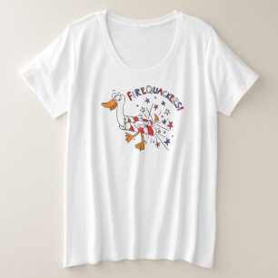 Jubiläumsduck Niedliche Kinder Große Größe T-Shirt