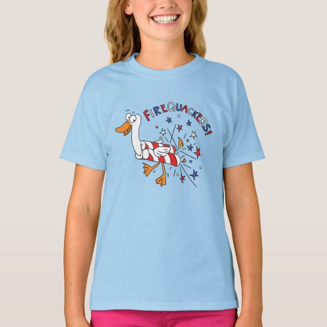 Jubiläumsduck Niedliche Kinder T-Shirt (Vorderseite)