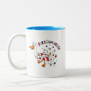 Jubiläumsduck Niedliche Kinder Zweifarbige Tasse