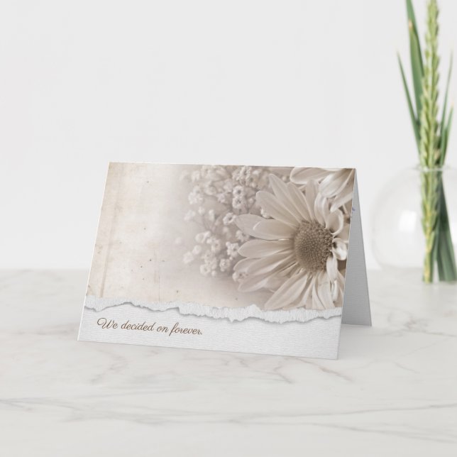 Jubiläumsessen Karte (Vorderseite)