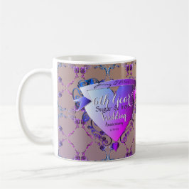 Jubiläumsfeier Amethyst-Rose Kaffeetasse