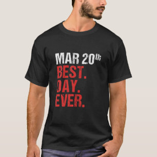 Jubiläumsfeier Bachelor Party Hochzeit Birt März T-Shirt