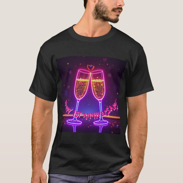 Jubiläumsfeier Cheers Mens Tshirt (Vorderseite)