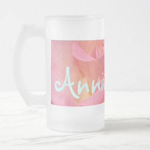 Jubiläumsfeier Glas Tassen Rosa Rose