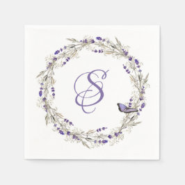 Jubiläumsfeier mit Monogram Serviette