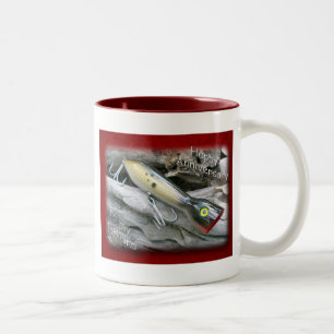 Jubiläumsfeier Saltwater Lure Popper Mullet Zweifarbige Tasse