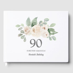 Jubiläumsfeier "White Rose Botanical" Gästebuch