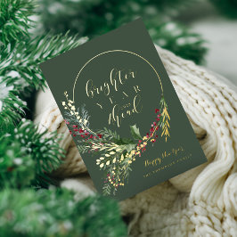 Jubiläumsfeuer Folien Feiertagskarte