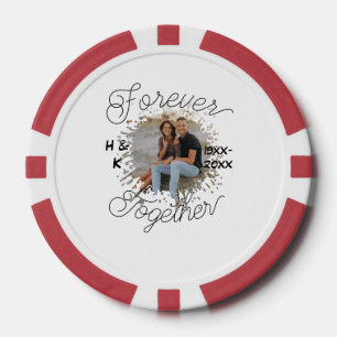 JUBILÄUMSFOTO FÜR PAARE AUF EWIG  POKERCHIPS