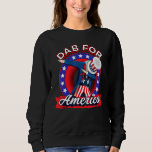Jubiläumsfrauen betäuben Uncle Sam 4. Juli Männer Sweatshirt