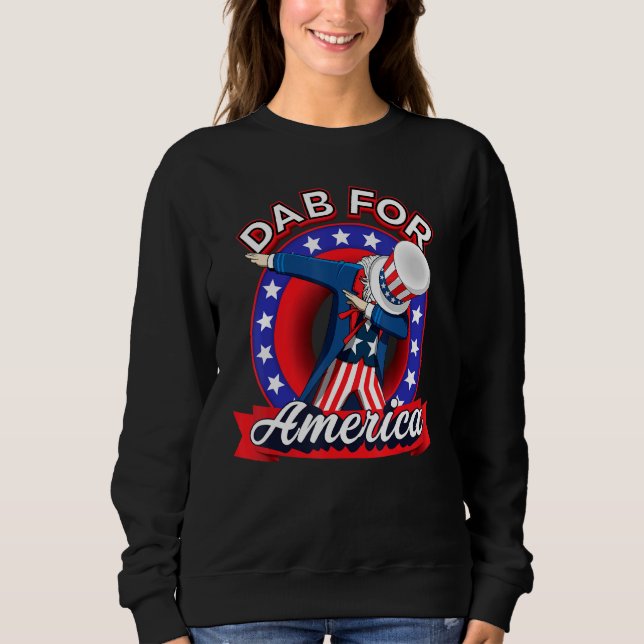 Jubiläumsfrauen betäuben Uncle Sam 4. Juli Männer  Sweatshirt (Vorderseite)