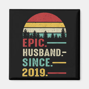 Jubiläumsgeschenk für Ihm epischen Ehemann Magnet