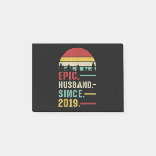 Jubiläumsgeschenk für Ihm epischen Ehemann Post-it Klebezettel