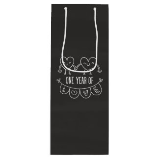 Jubiläumsgeschenk für Ihre Chalk Weinkarte Geschenktüte Für Weinflaschen