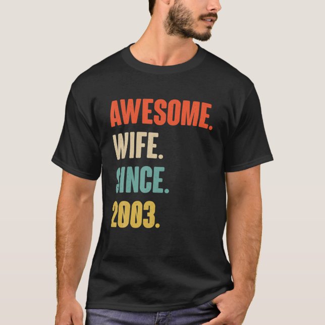 Jubiläumsgeschenk für ihre Phantastische Ehefrau T-Shirt (Vorderseite)