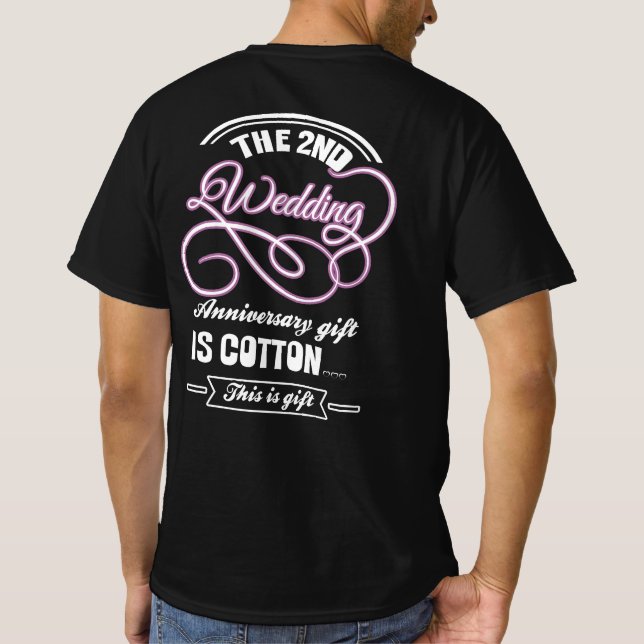 Jubiläumsgeschenk für meine Liebhaber T-Shirt (Rückseite)
