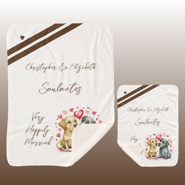 Jubiläumsgeschenk für niedliche Hunde Sherpadecke (Von Creator hochgeladen)