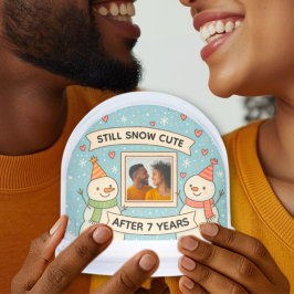 Jubiläumsgeschenk noch Schnee Niedlich Weihnachten Schneekugeln