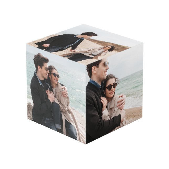 Jubiläumsgeschenke für Boyfriend Birthday Gift Würfel (Vorderseite Schrägansicht)
