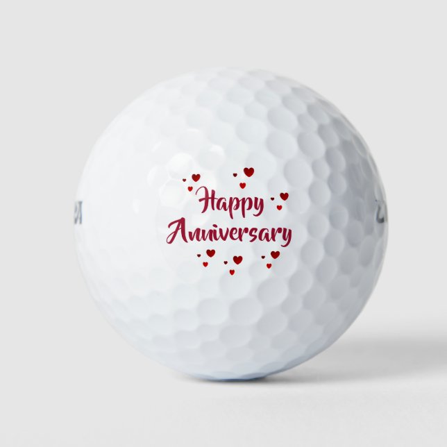 Jubiläumsgolfbälle von dalDesignNZ Golfball (Vorderseite)
