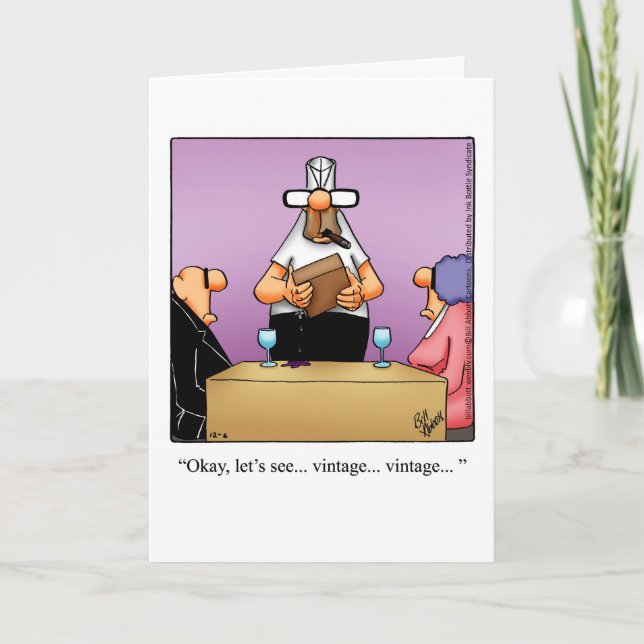 Jubiläumsgrusskarte des Spaßes Karte (Vorderseite)