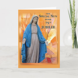 Jubiläumsjubiläum der katholischen Nonnen, Mary Karte