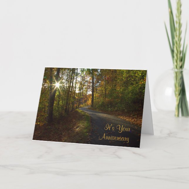 Jubiläumskarte des Sunlit Path Karte (Vorderseite)