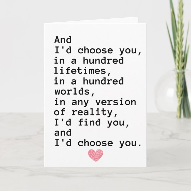 Jubiläumskarte Karte (Vorderseite)