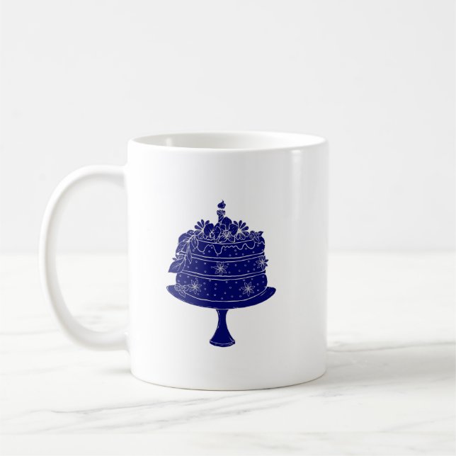Jubiläumskuchen-Tasse Kaffeetasse (Links)