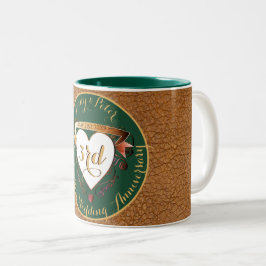 Jubiläumsleder Zweifarbige Tasse