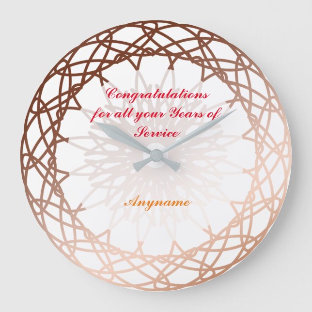 Jubiläumszeit (Brauch) Große Wanduhr (Vorderseite)