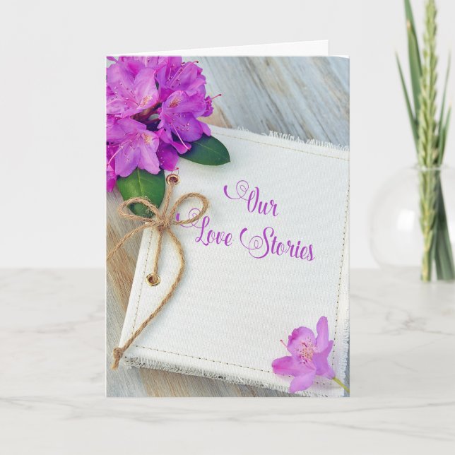 Jubiläumszeitschrift für Liebe Karte (Vorderseite)