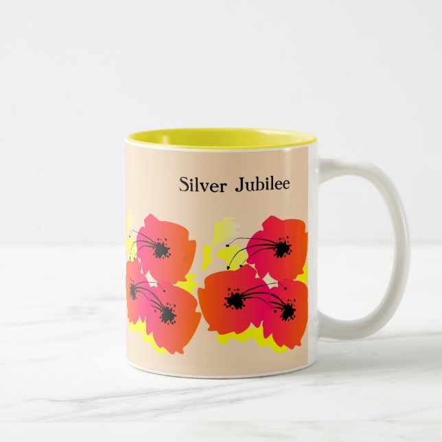Jubilé d'argent des soeurs (25e) Mug à café à deux (Droit)