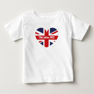 Jubilee 2022 Britische Flagge Baby T-shirt